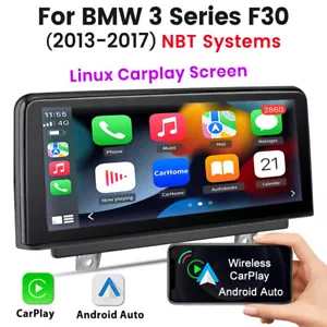 Carplay For BMW 3 Series NBT F20 F21 F30-F34 2013-2017 Car Stereo Radio Auto BT - Foto 1 di 8