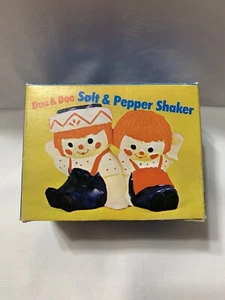 Salt & Pepper Shakers-Vintage 1975-Dan & Dee in Original Box - Bild 1 von 4