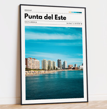 Punta Del Este Travel Poster Uruguay Art Print Photo