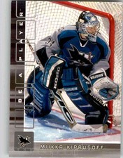 2001-02 Be A Player Memorabilia Miikka Kiprusoff #201