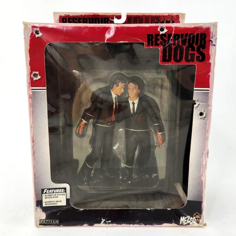 MEZCO Reservoir Dogs Mr. Orange & Mr. White Figures 2-Pack Scene Box Set NEW Cover