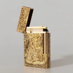 DP Ligne 2 Tiger Lighter Limited Edition Ping Sound for Smoking Cigarette Gift - Picture 1 of 6