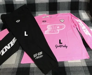 victoria secret PINK Jogginghose OUTFIT LOLA PINK CAMPUS TEE RACING THEMA LOGO - Bild 1 von 11