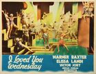 I Loved You Wednesday DVD - Warner Baxter dir. Henry King Pre-Code Comedy 1933