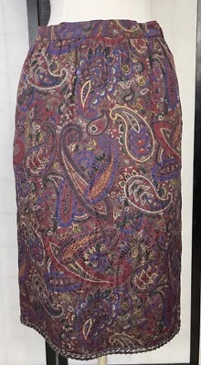 Emanuel Ungaro Vintage A Line Skirt. Size:8 - Imagem 1 de 4