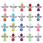 20x Angel Wings Charm Colorful Angel Pendant Beads Jewelry DIY ()