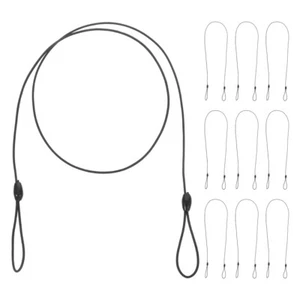 10 Pcs Elastisches ID-Lanyard Einziehbares Federspiralband Stift-Lanyard - Zdjęcie 1 z 12