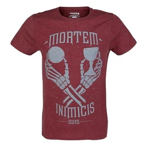 Uncharted 4 A Thief's End Mortem Inimicis Suis Herren T-Shirt Rot Unisex Gamer Tee - Bild 1 von 2