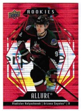 22/23 2022 UPPER DECK ALLURE HOCKEY ROOKIE RED RAINBOW CARDS 101-150 U-Pick List