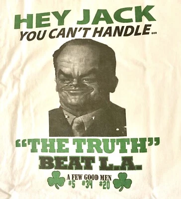 Finales Celtics/Lakers 2008 Jack Nicholson You Can’t Handle The Truth - hallazgo raro Foto 1 de 3