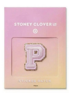 Parche adhesivo Stoney Clover Lane X Target letra única P oro rosa brillo nuevo en paquete - Imagen 1 de 4