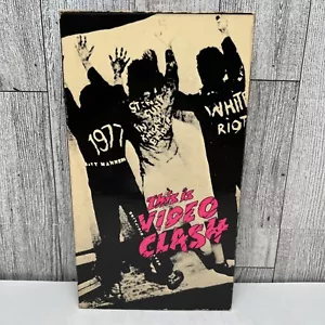 The Clash This Is Video Clash VHS Original Movie Concert Music Tape VHS 1986 - Picture 1 of 24