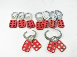 Heavy Duty Lock-Out Hasp Lot Of 9 - Picture 1 of 3
