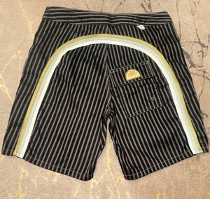 Long Sundek 29 Zebra  Beach Board Shorts Swim Trunks Bathing Suit Size 29 XS S - Picture 1 of 7