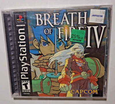 Breath of Fire IV Sony PlayStation PS1 BRAND NEW FACTORY SEALED Capcom - Image 1 of 4