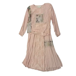 De Colección Spencer Alexis Melocotón Romántico Conjunto Top Blusa Maxi Falda Arte Para Usar 8 - Imagen 1 de 9