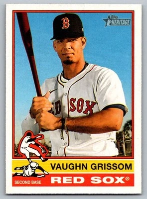 2025 Topps Heritage Vaughn Grissom Boston Red Sox #331 - Image 1 of 2