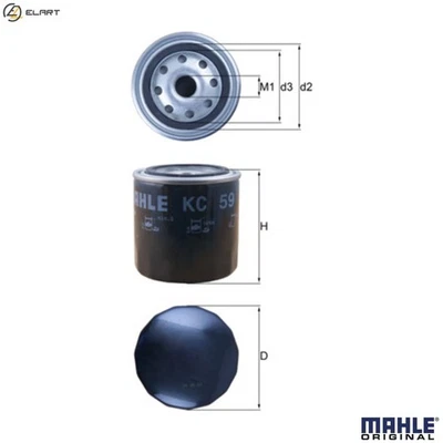 FUEL FILTER KC 59 FOR MAZDA TELSTAR/II/Hatchback B-SERIE/SUV/BRAVO/Pickup 626 - Image 1 of 4