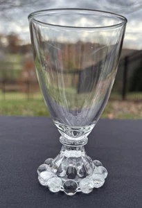 Anchor Hocking Clear Glass Balls Berwick-Boopie 4 1/2" Juice Stem 4.6oz. VGUC - Picture 1 of 7