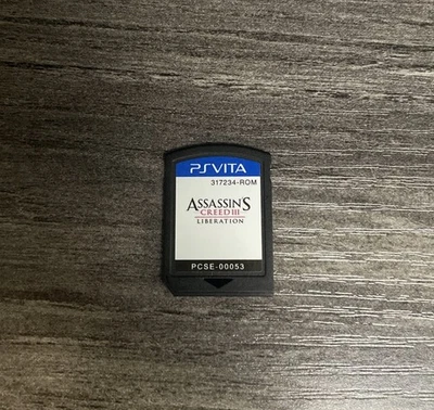 Assassin's Creed III: Liberation PS Vita (PlayStation Vita, 2012) solo cartucho Foto 1 de 2