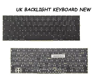 Für Apple Macbook Pro A1989 A1990 13" 15" 2018 2019 UK Tastatur Layout Hintergrundbeleuchtung - Bild 1 von 1