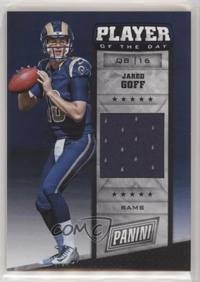 2016 Panini NFL Player of the Day Rookie Materials Jared Goff #1 RC - Image 1 of 2