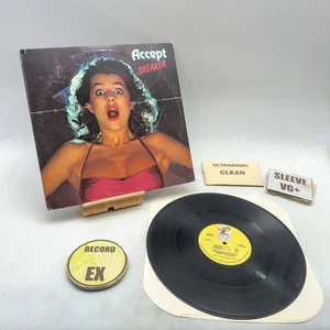 Accept- Breaker EX/VG+ Ultrasonic Clean1981 Vinyl Record - Foto 1 di 3