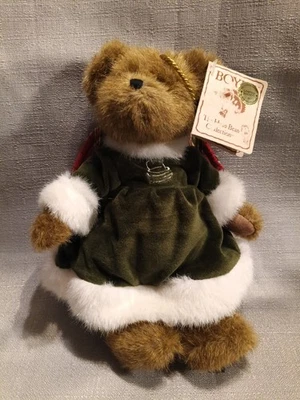 Boyds Bears Edición Limitada Retirado Cristal Angelfrost Oso de Navidad Foto 1 de 4