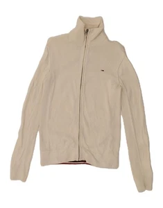 Tommy Hilfiger Herren Strickjacke Pullover Small Weiß Baumwolle DT01 - Bild 1 von 3