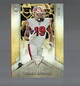 Deebo Samuel 2019 Panini Chronicles Titanium RC #d 15/36 - Picture 1 of 2