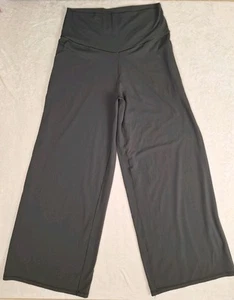 Aerie Offline Real Me Xtra Trouser High Rise Wide Leg Bootcut Womens XL Gray - Picture 1 of 10