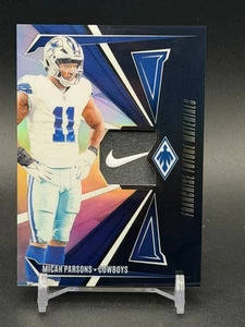 2024 Panini Phoenix Franchise Future Material Micah Parsons 3/3 (MEM) LOGO NIKE! - Foto 1 di 10