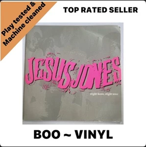 Jesus Jones ~  Right Here Right Now 7" Vinyl Record 1990 picture sleeve EX/EX - Picture 1 of 6