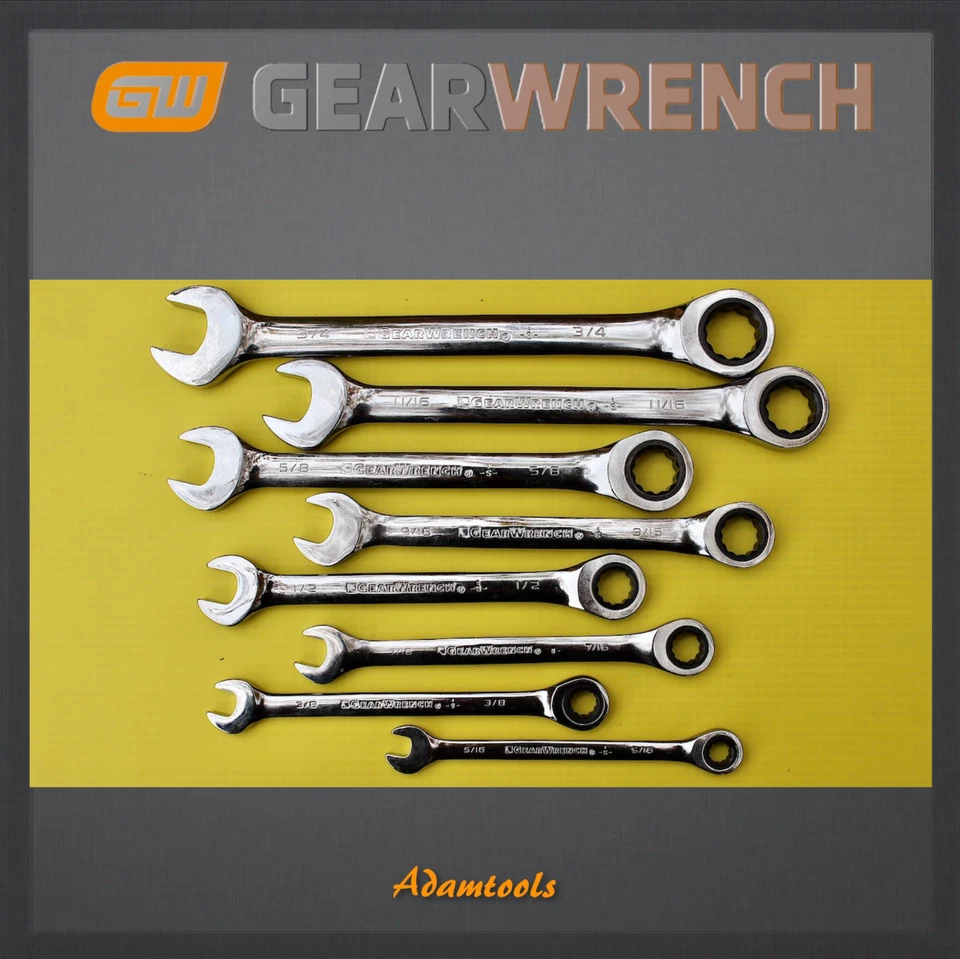 GearWrench Ratcheting Imperial (AF) Combination Spanner, Choose - image 1 of 1