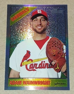 2015 Topps Heritage ADAM WAINWRIGHT Refractor #/566 St. Louis Cardinals #483 - Picture 1 of 8