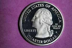 ESTATE FIND 2005 - S PROOF CLAD KANSAS WASHINGTON QUARTER!! #N04025 - Picture 1 of 2