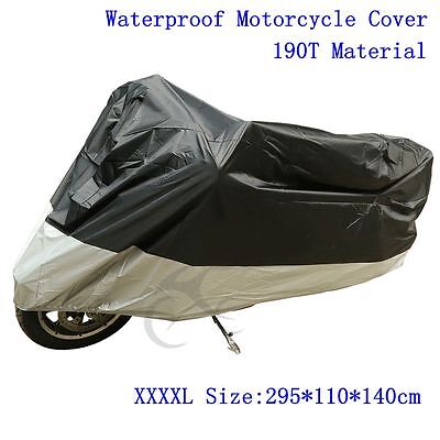 4XL Outdoor Rain Dust Sun UV Scooter Protector Motorcycle Cover Bike Waterproof • 17.99$