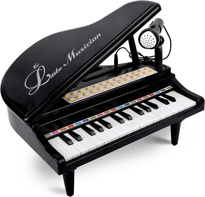 Piano Toy Keyboard for Kids 31 Keys Toy Piano with Microphone Multiple Music - Image 1 of 4