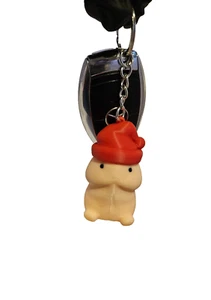 3D Printed Cute Adorable Christmas Ding Ding Key Chain Decorate Art - Picture 1 of 6
