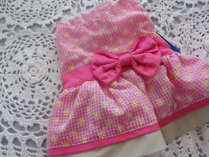 Nuevo Vestido con Moño de Flor de Primavera Perro XXS XS XXSmall XSmall - Imagen 1 de 2