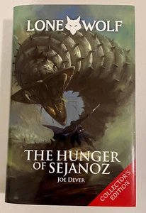 Lone Wolf Book 28 The Hunger of Sejanoz Collector's Edition Joe Dever New Signed - Foto 1 di 11