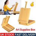 Portable Wooden Drawers Artist Table Desk Top Easel Stand Sketch Box Painting UK