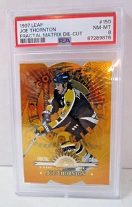 Joe Thorton 1997 Leaf Fractal Matrix Die-Cut #150 PSA 8 NM-MT - Picture 1 of 2