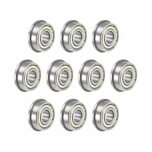 (10pz) F696ZZ (6x15x5mm) Cuscinetti a sfera flangiati in acciaio cromato scudi in metallo - Foto 1 di 1