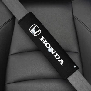 Nuevo para Honda 2 piezas Funda de cinturón de seguridad de coche Cojín de hombro Almohadilla Accesorio Negro Rojo - Imagen 1 de 11
