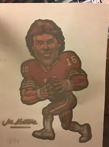 Vintage & Original 1981 Joe Montana Football T-Shirt Transfer - Bild 1 von 1