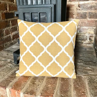 438. Contemporary Yellow/Mustard Linen Cotton Cushion Cover.Various sizes - Image 1 of 2
