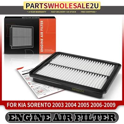 Engine Air Filter for Kia Sorento 2003 2004 2005-2009 Rigid Panel Air Filter	 - Image 1 of 4