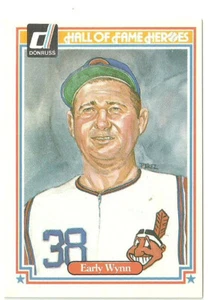 Early Wynn Hall of Fame Heroes #42 - Donruss casi nuevo-como nuevo 1983 - Imagen 1 de 2
