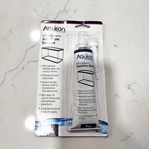 NUEVO Sellador de acuario Aqueon 100 % silicona transparente 3 oz - Imagen 1 de 5